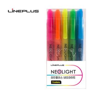 Lineplus 네오라이트 형광펜 5색세트